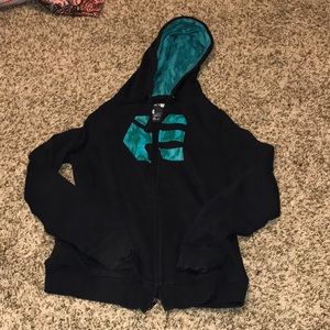 Etnies zip up sweater
